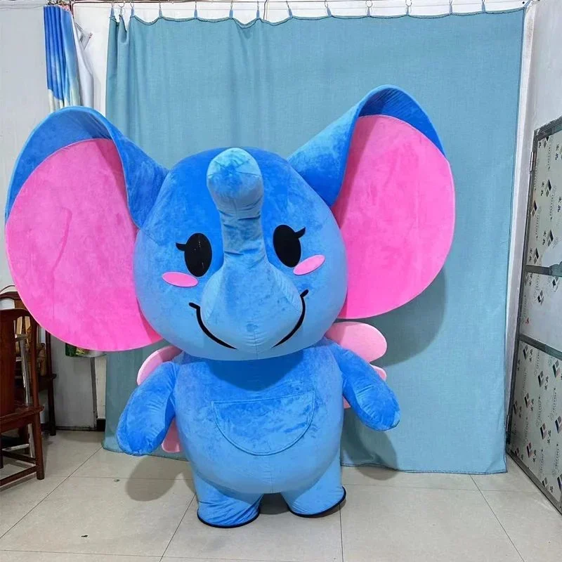 Halloween Costume Adult - Giant Inflatable Dumbo Elephant Mascot Costume