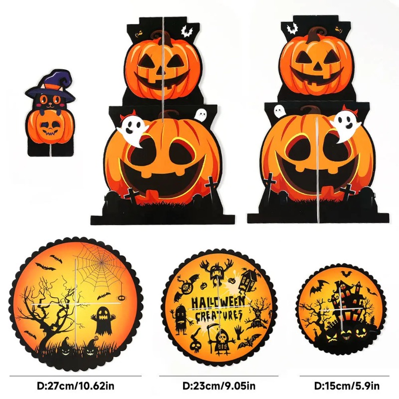 1-4PCS 3 Tier Spiderweb Desser - đánh giá và giá Spider Web Halloween Decoration