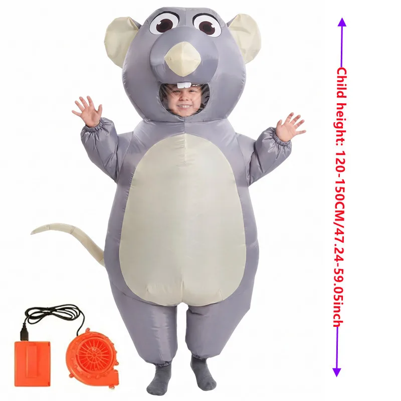 Adult Kids Inflatable Gray Mou - đánh giá và giá Halloween Costume Kids