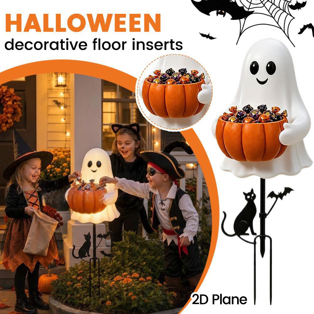Halloween Ghost Candy Holder D - đánh giá và giá Halloween Pumpkin Decor Led