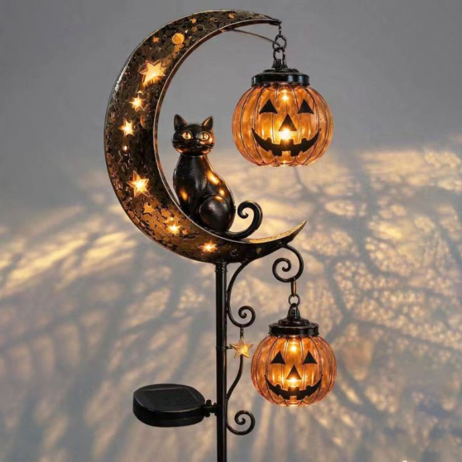 Halloween Black Cat & Pumpkin  - đánh giá và giá Pumpkin Lantern Halloween