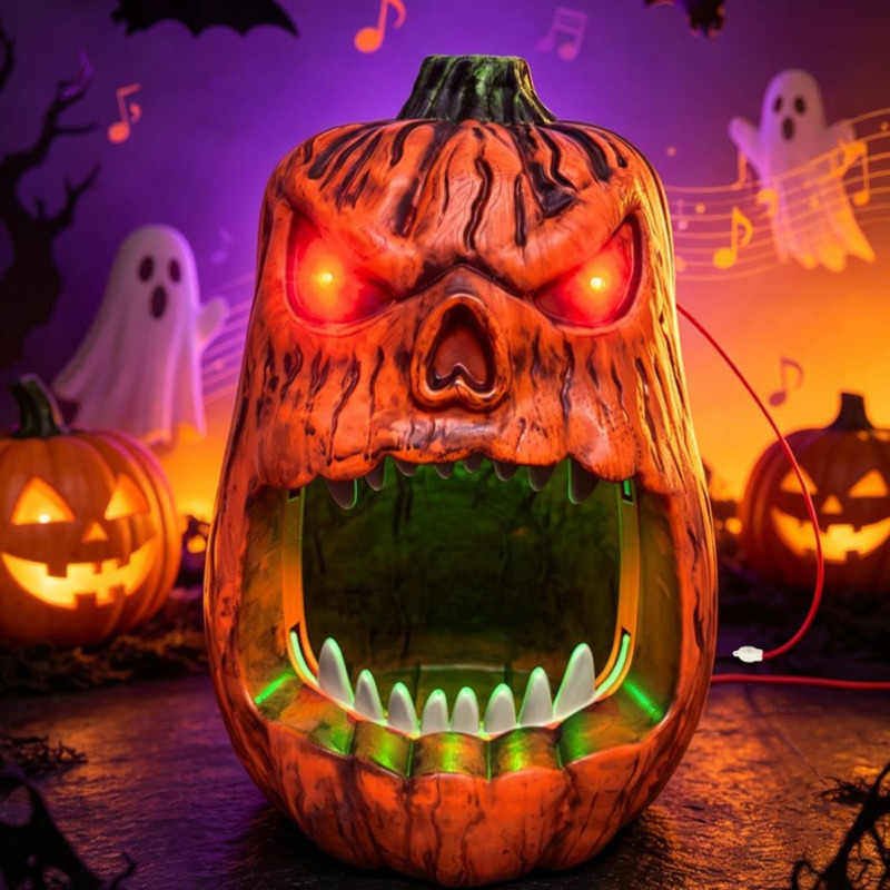 Halloween LED Lighted Pumpkin  - đánh giá và giá Pumpkin Lantern Halloween