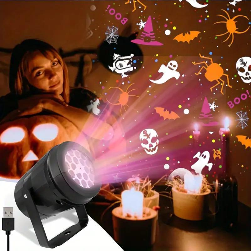 Halloween LED Projector Light  - đánh giá và giá Pumpkin Lantern Halloween