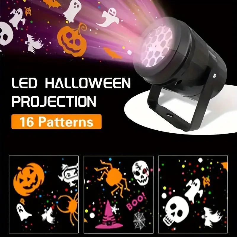 Halloween LED Projector Light  - đánh giá và giá Pumpkin Lantern Halloween
