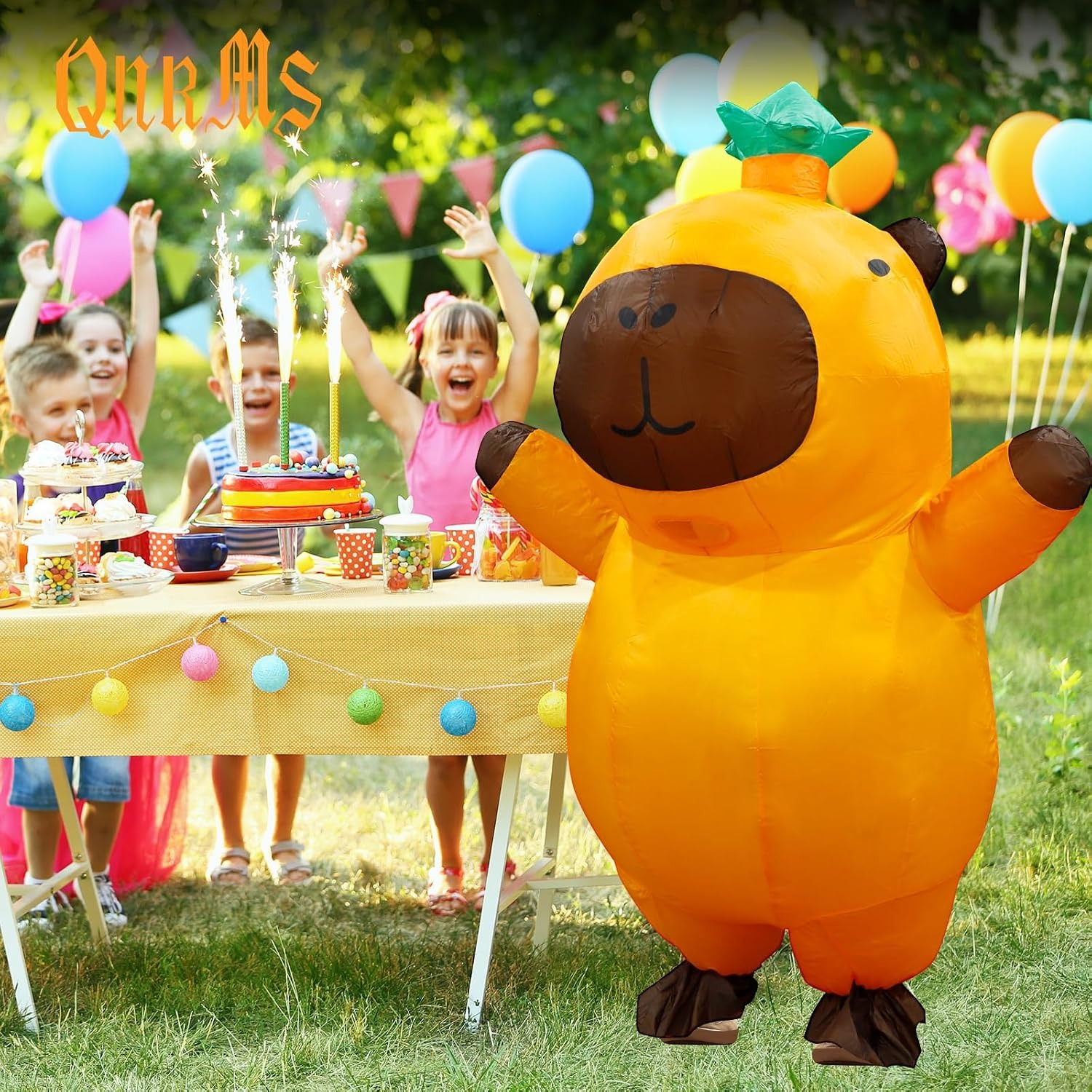 Capybara Inflatable Costume Ad - đánh giá và giá Halloween Costume Adult