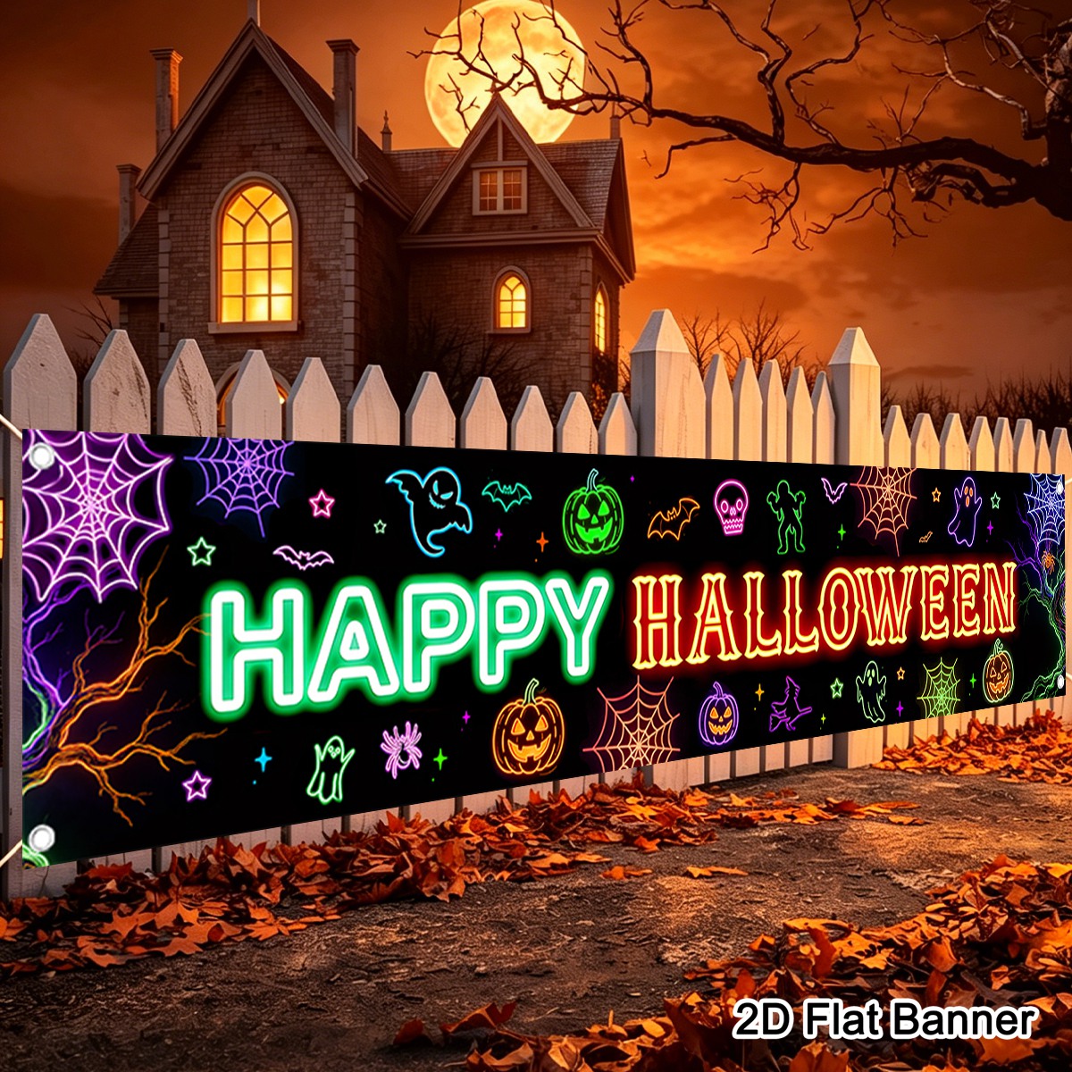 1pc Happy Halloween Banner Jac - đánh giá và giá Pumpkin Lantern Halloween