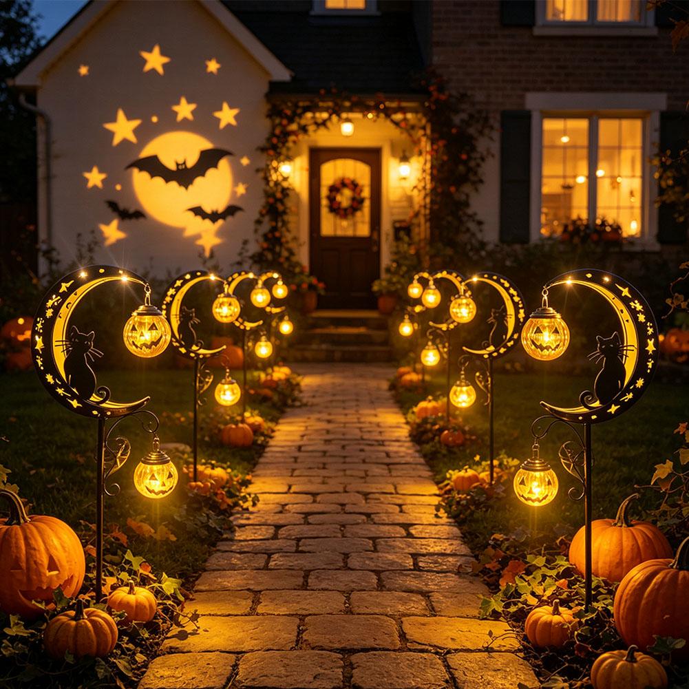 Halloween Outdoor Garden Stake - đánh giá và giá Pumpkin Lantern Halloween