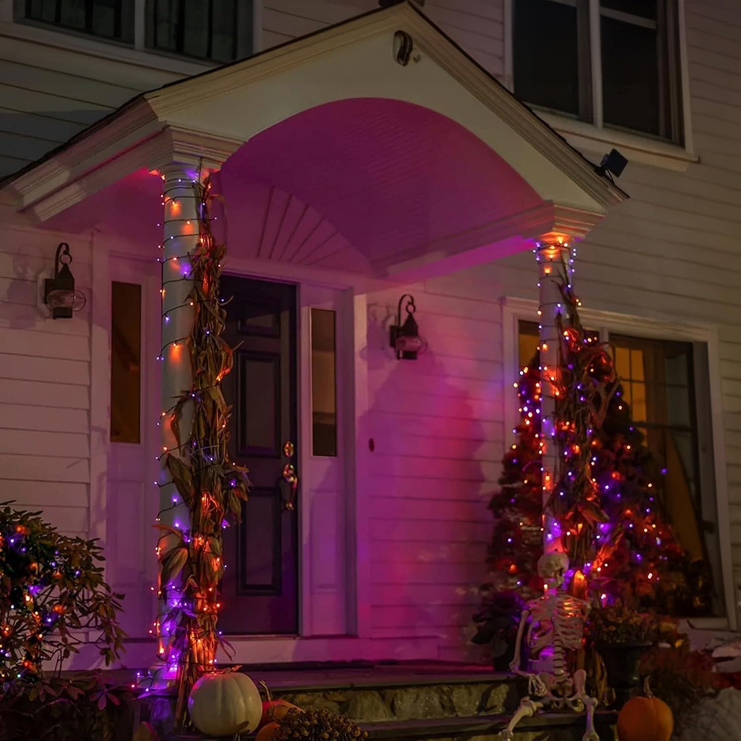 Dazzle Bright 164 FT 500 LED H - đánh giá và giá Halloween Led String Lights Orange