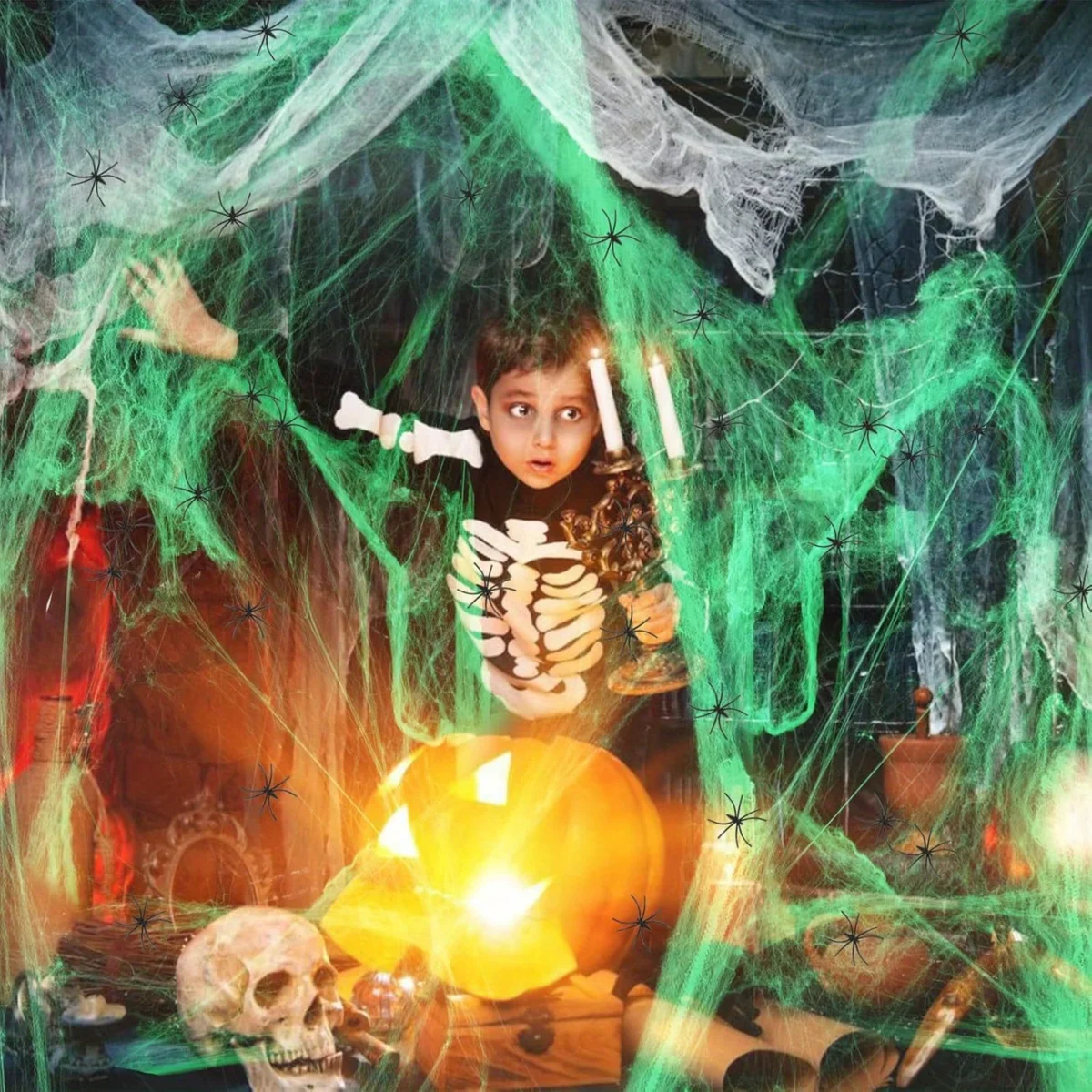 1-20PCS Halloween Decoration S - đánh giá và giá Spider Web Halloween Decoration
