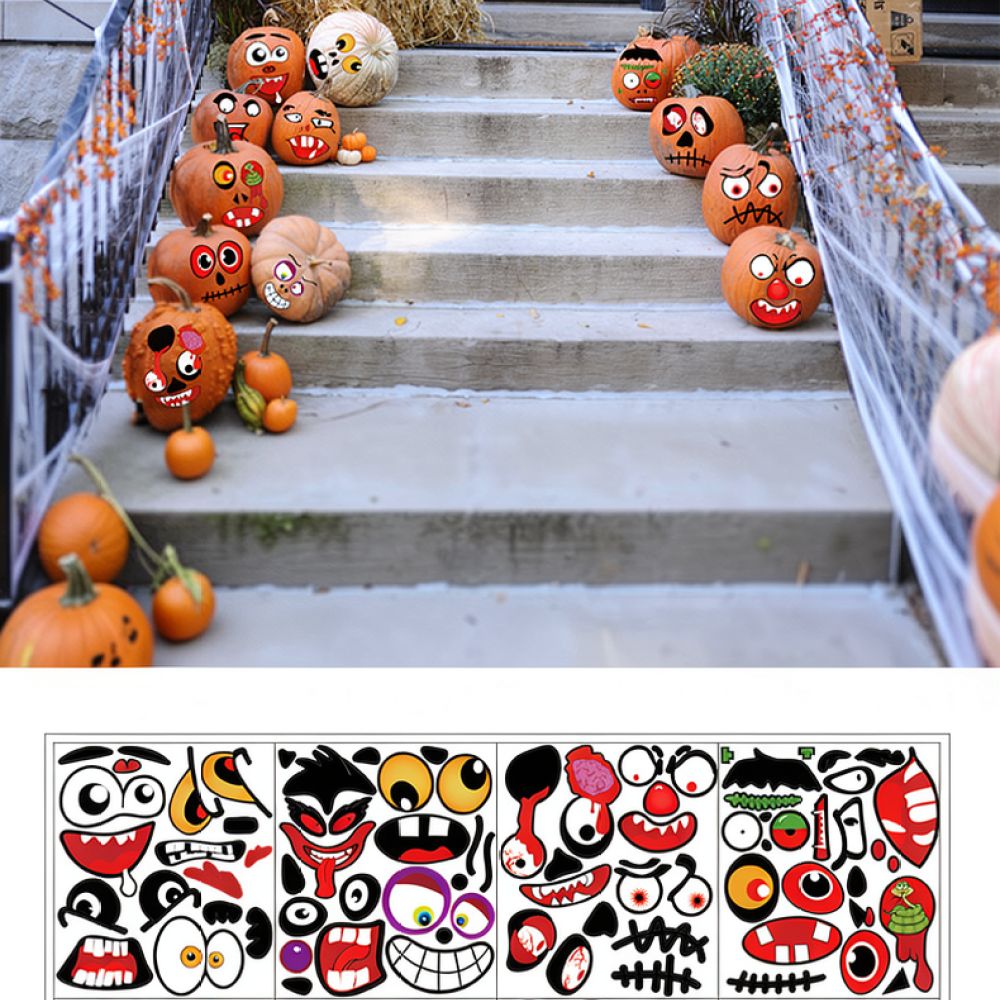 Halloween Wall Stickers Static - đánh giá và giá Halloween Skeleton Decoration