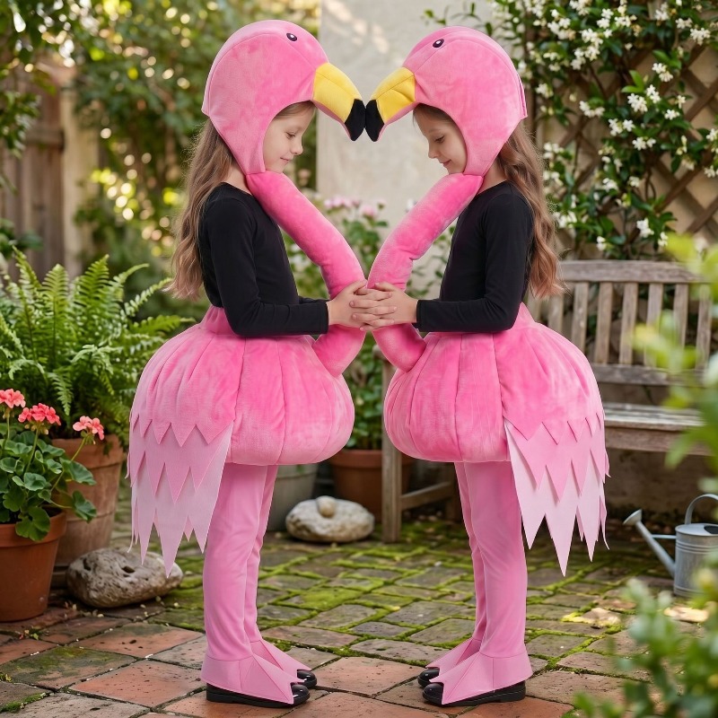 Animal Pink Flamingo Cosplay S - đánh giá và giá Halloween Costume Kids