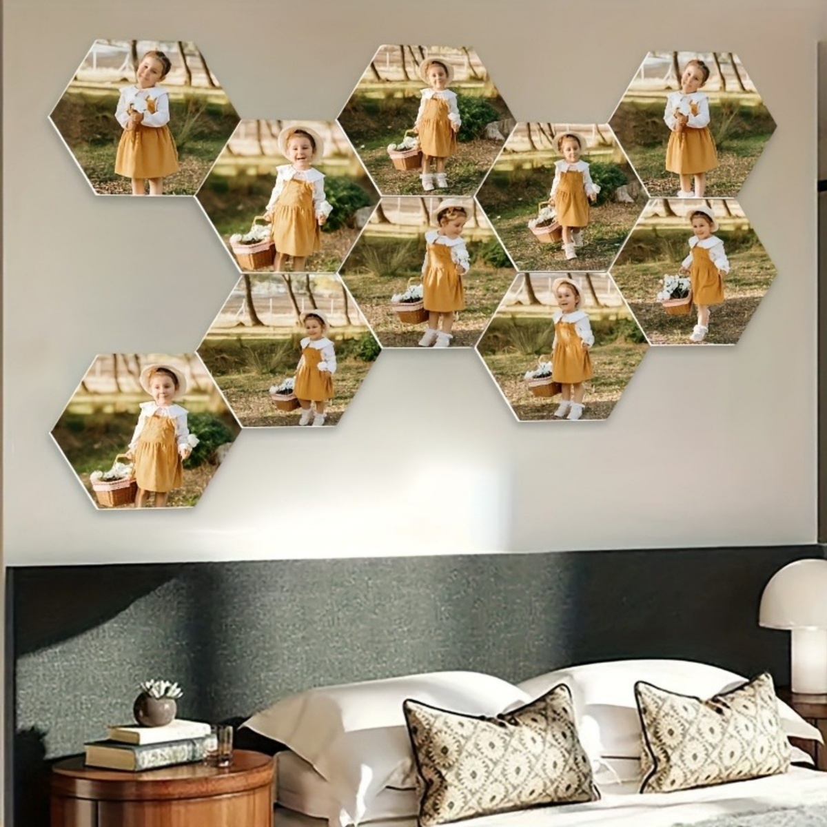 Custom Wall Decor — Modern Hex - đánh giá và giá Halloween Party Supplies