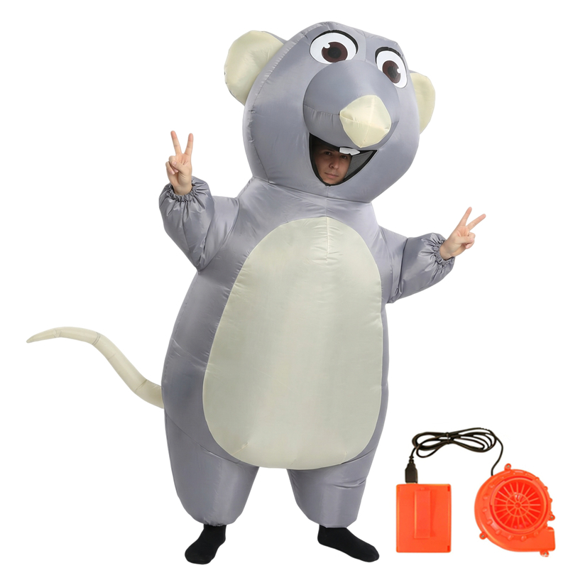 Cartoon Mouse Inflatable Costu - đánh giá và giá Halloween Costume Adult