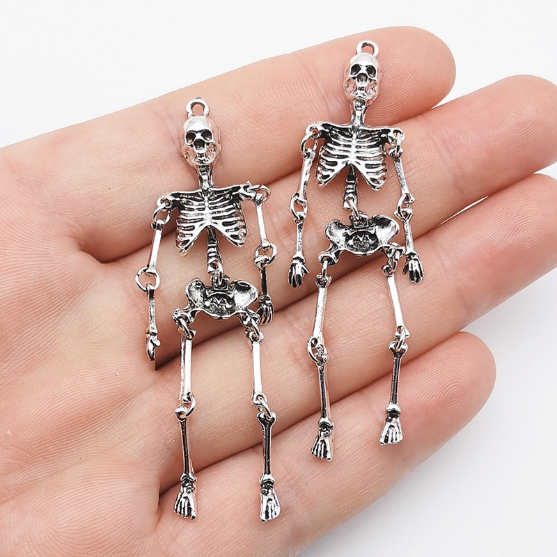 2/5/10PCS Retro Skull Skeleton - đánh giá và giá Halloween Skeleton Decoration