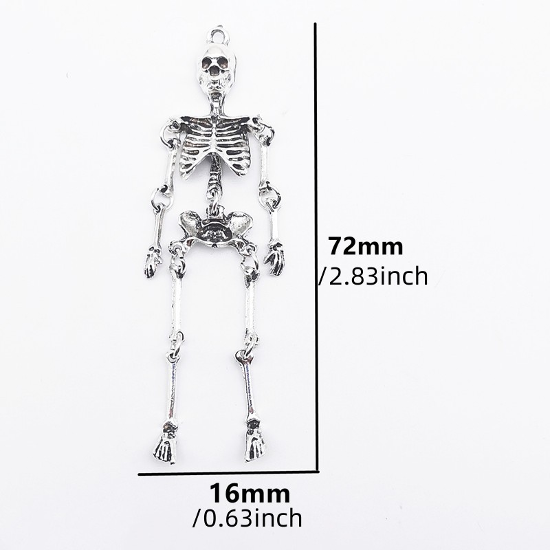 2/5/10PCS Retro Skull Skeleton - đánh giá và giá Halloween Skeleton Decoration