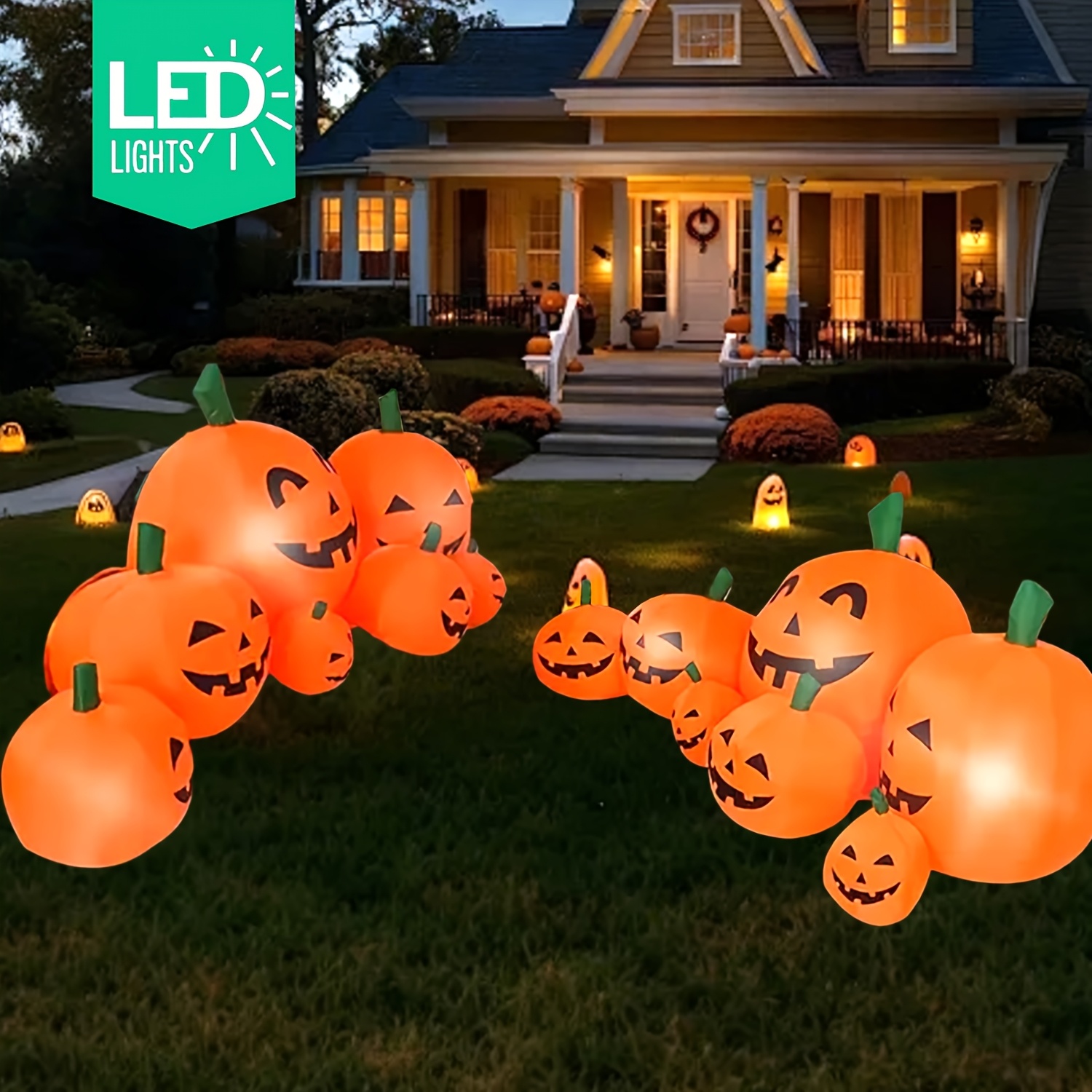 NEW Arrival 7.5FT Halloween In - đánh giá và giá Halloween Pumpkin Decor Led