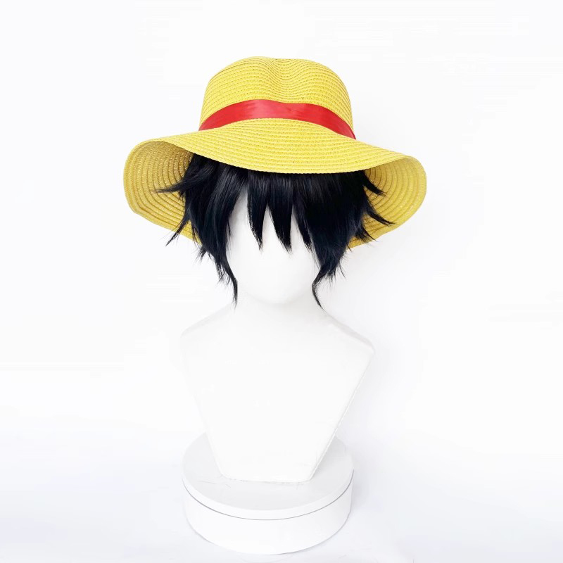 Luffy Cosplay Costume Hat Wig  - đánh giá và giá Halloween Costume Kids