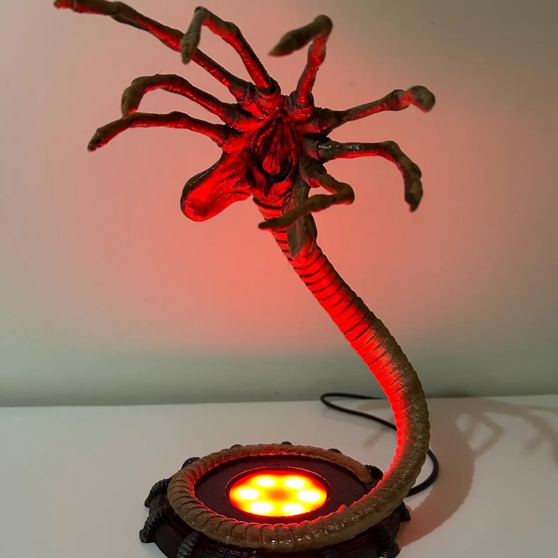 Alien Facehugger Lamp Nightlig - đánh giá và giá Pumpkin Lantern Halloween