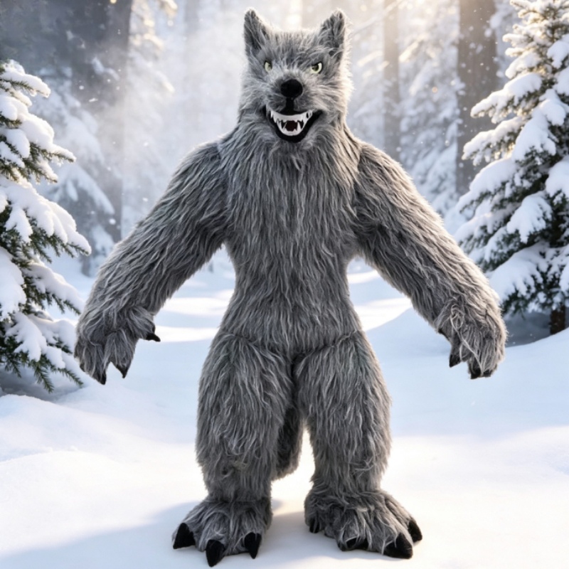 Giant Inflatable Grey Wolf Mas - đánh giá và giá Halloween Costume Adult