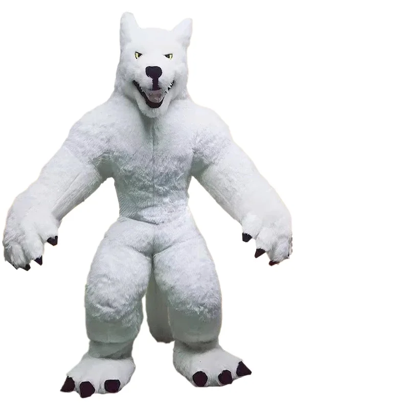 Giant Inflatable Grey Wolf Mas - đánh giá và giá Halloween Costume Adult