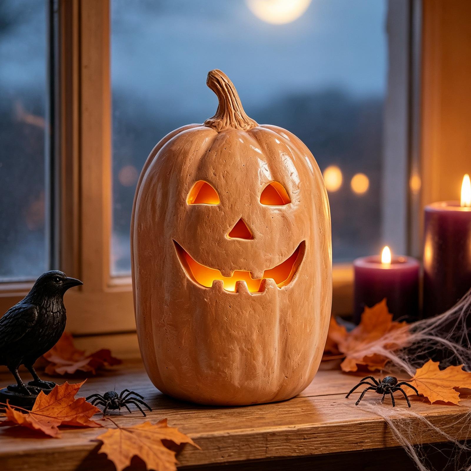 Pumpkin Lanterns Decor Handmad - đánh giá và giá Pumpkin Lantern Halloween