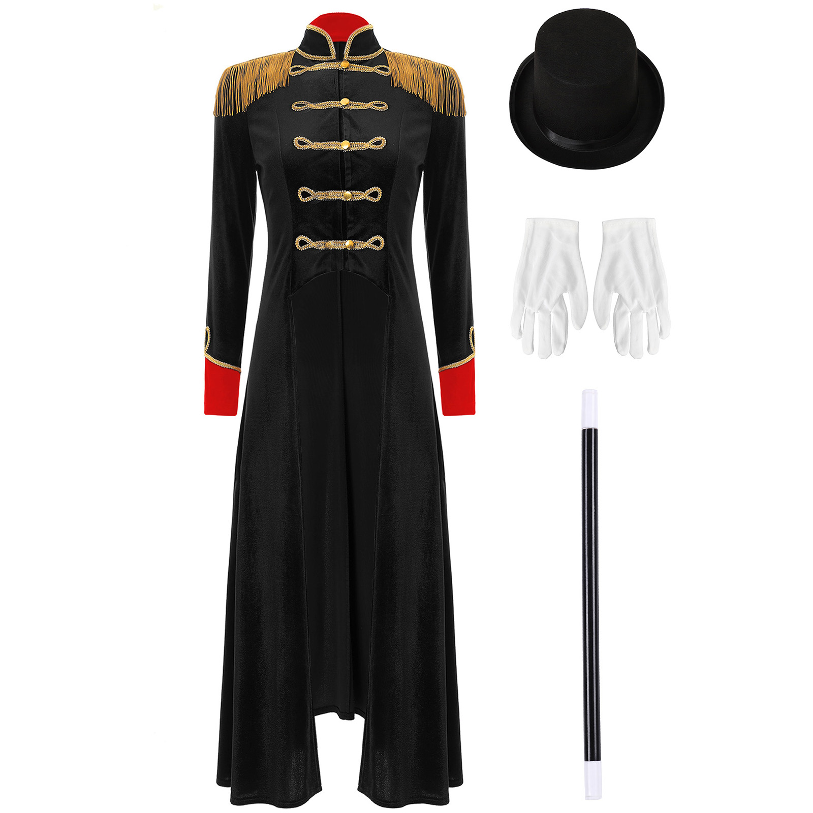 Steampunk Gothic Medieval Tail - đánh giá và giá Halloween Costume Adult