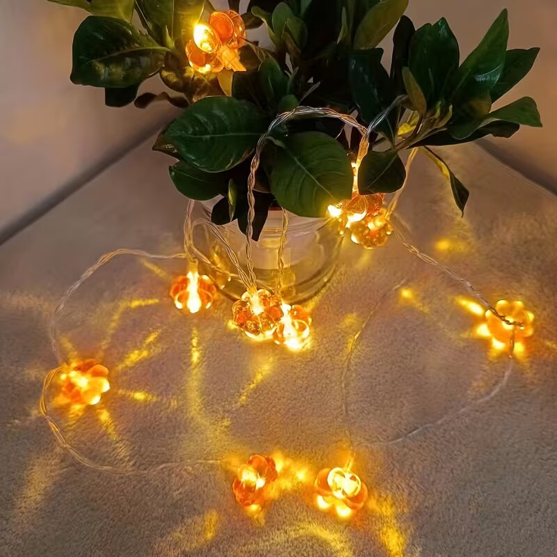 59/118in 10/20LED Halloween Or - đánh giá và giá Halloween Led String Lights Orange