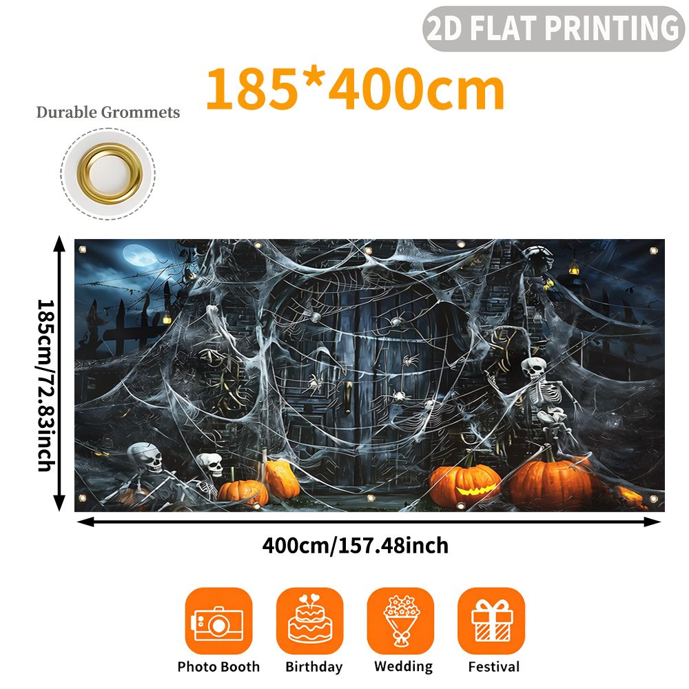 1pc 2D FLAT Halloween Party Ga - đánh giá và giá Spider Web Halloween Decoration