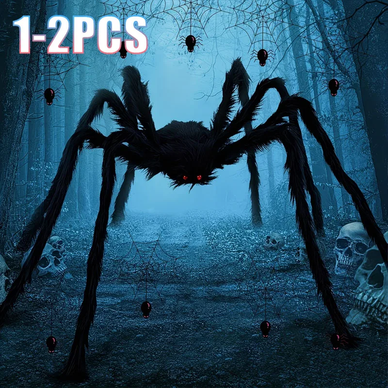 1-2pcs Halloween Simulation Pl - đánh giá và giá Spider Web Halloween Decoration