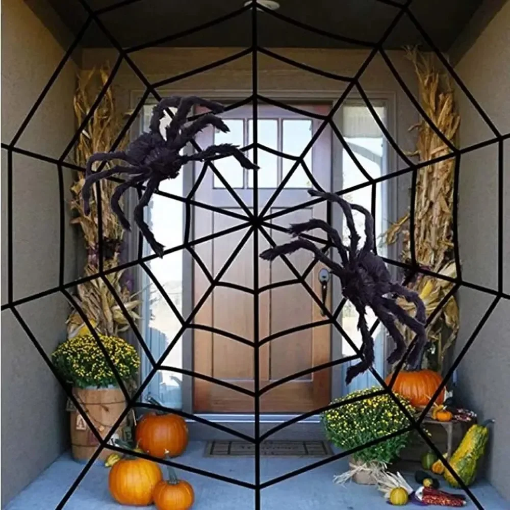 1-2pcs Halloween Simulation Pl - đánh giá và giá Spider Web Halloween Decoration