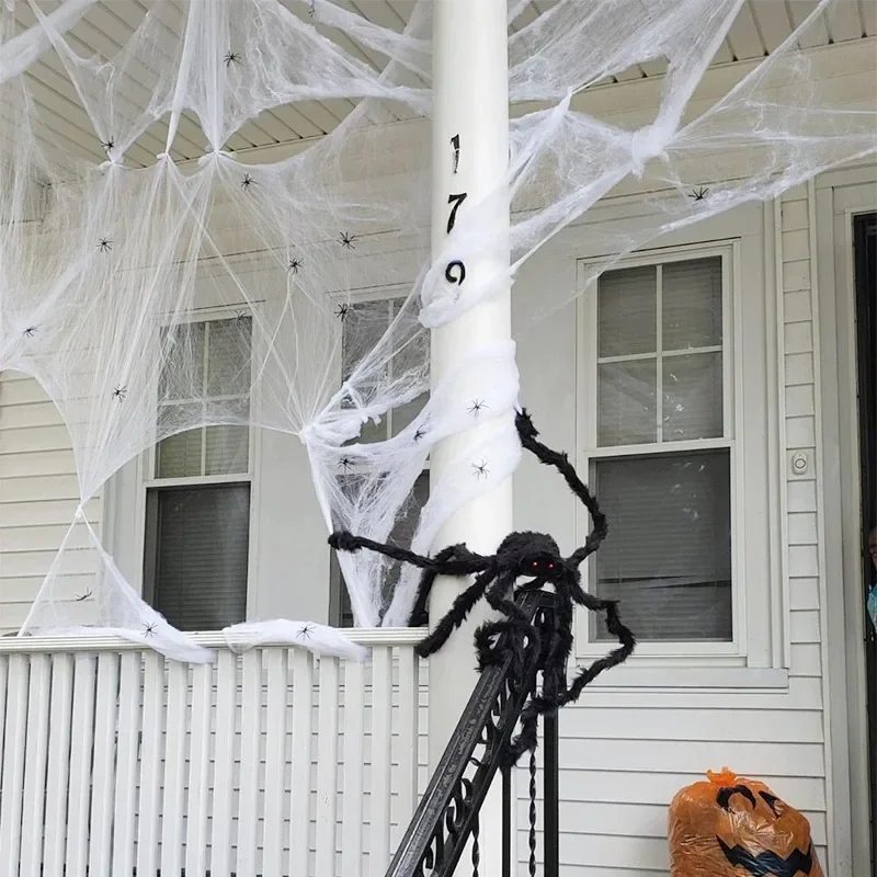1-2pcs Halloween Simulation Pl - đánh giá và giá Spider Web Halloween Decoration