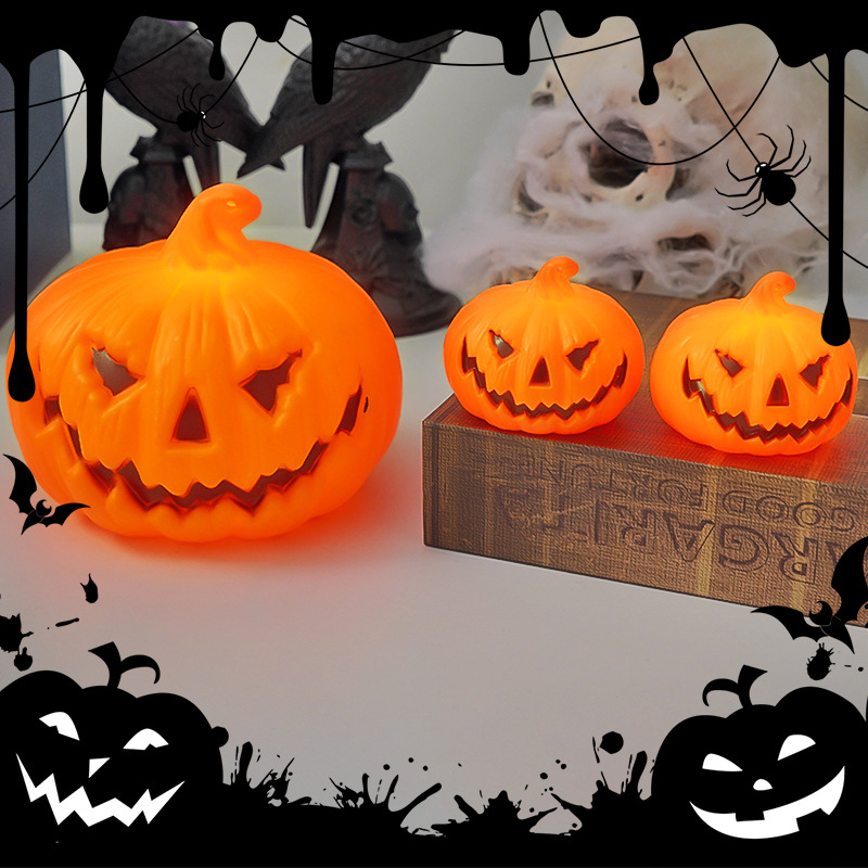 Halloween LED Pumpkin Lamp Orn - đánh giá và giá Halloween Pumpkin Decor Led